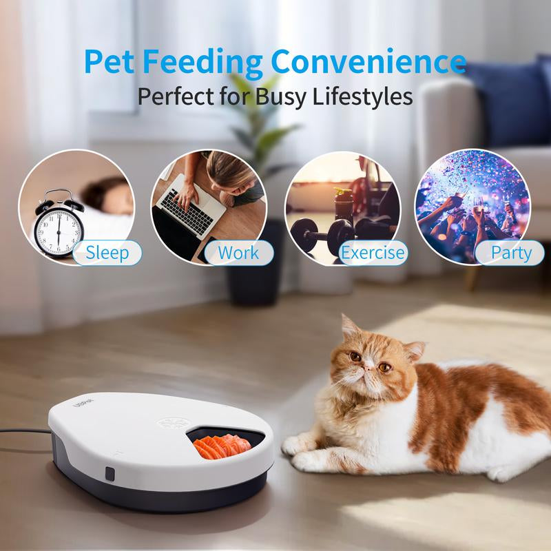 Automatic Refrigerated 5 Meal Cat Dog Feeder