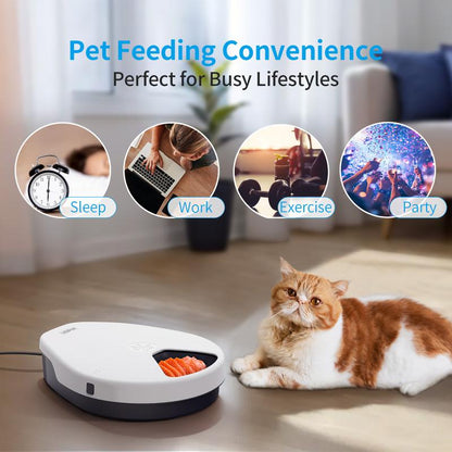 Automatic Refrigerated 5 Meal Cat Dog Feeder